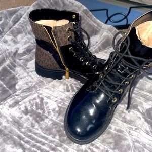 Michael kors combat boots